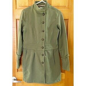 Matilda Jane Womens Ida Jacket Coat Sz S Army Olive Green Military Joanna Gaines